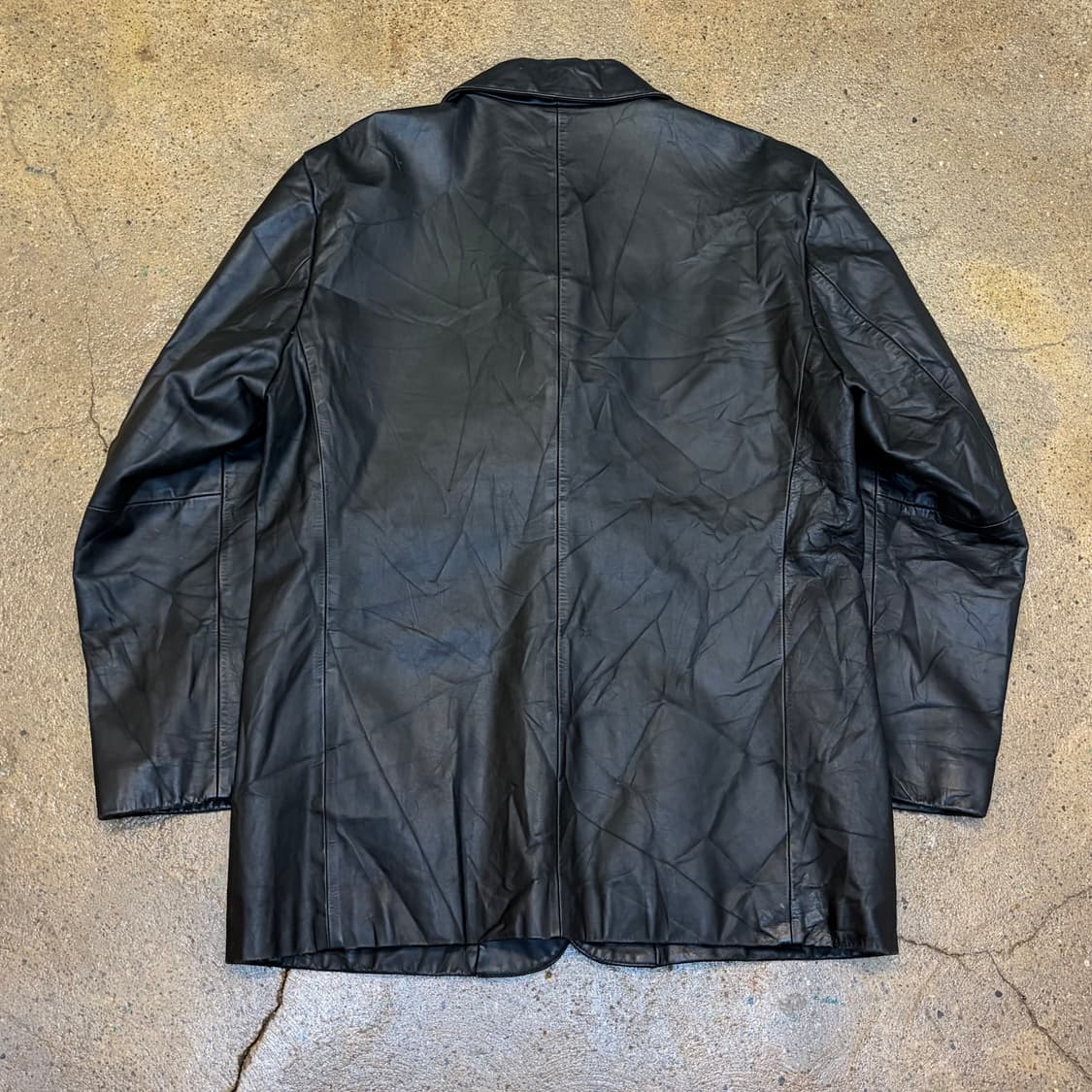 레어 00s USA 빈티지 GAP 갭 가죽 블레이저 상품이미지7