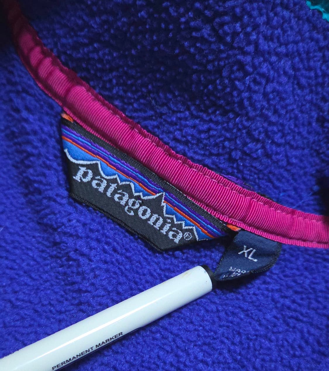 (XL)파타고니아 80s Usa 블루 신칠라 플리스 상품이미지4