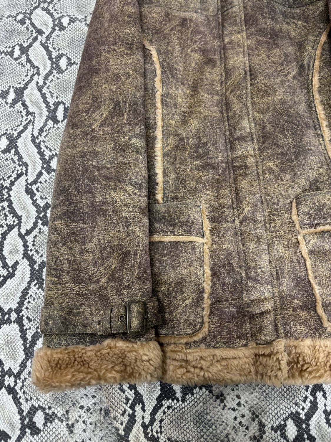 Grunge Washed Buckle Detail Mustang 상품이미지2