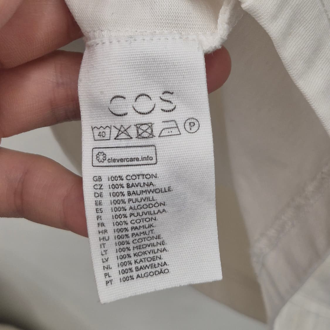 코스 릴랙스드핏 코튼 티셔츠 M 상품이미지6