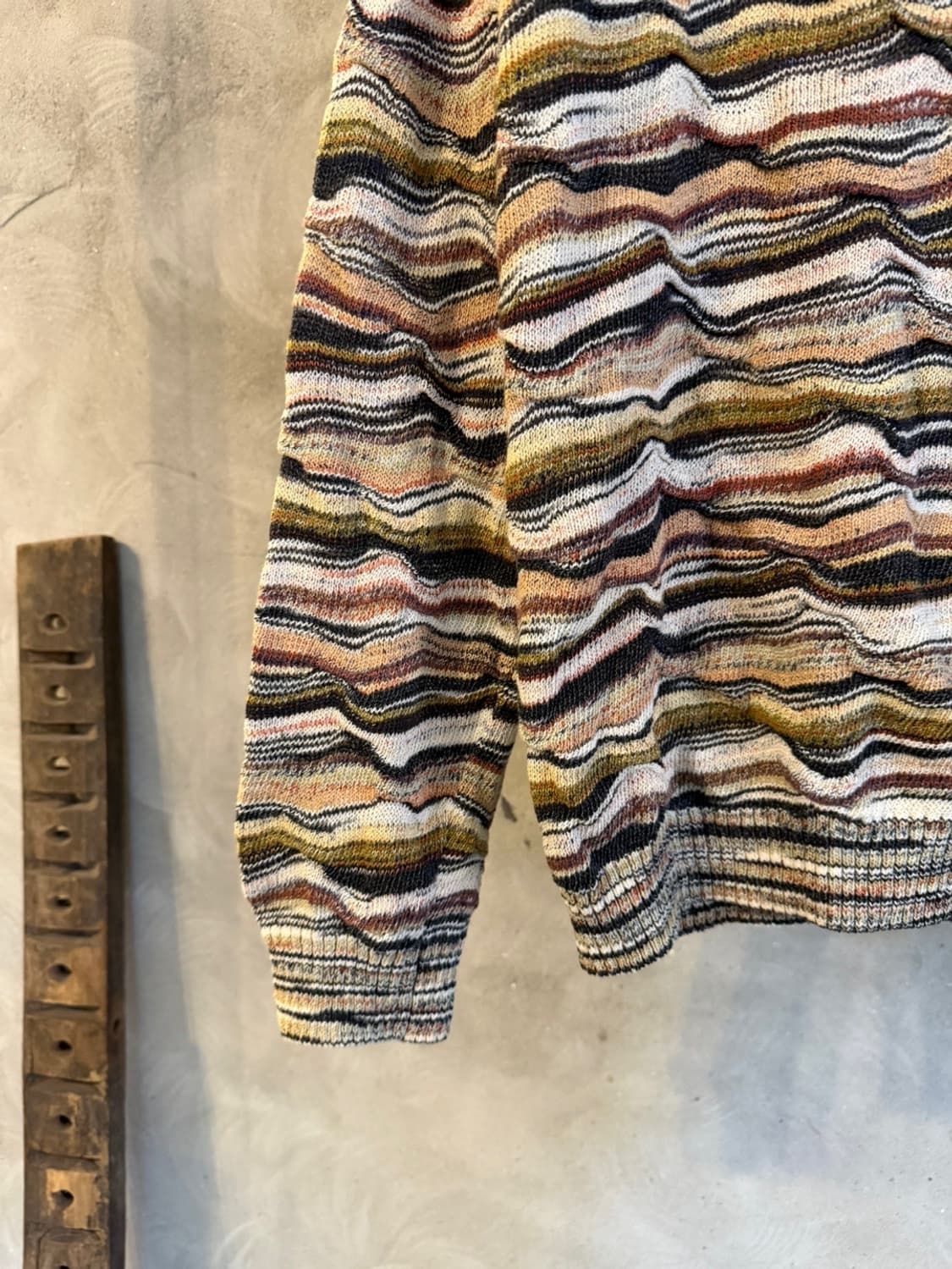 미쏘니 패턴 니트 66~77 상품이미지7