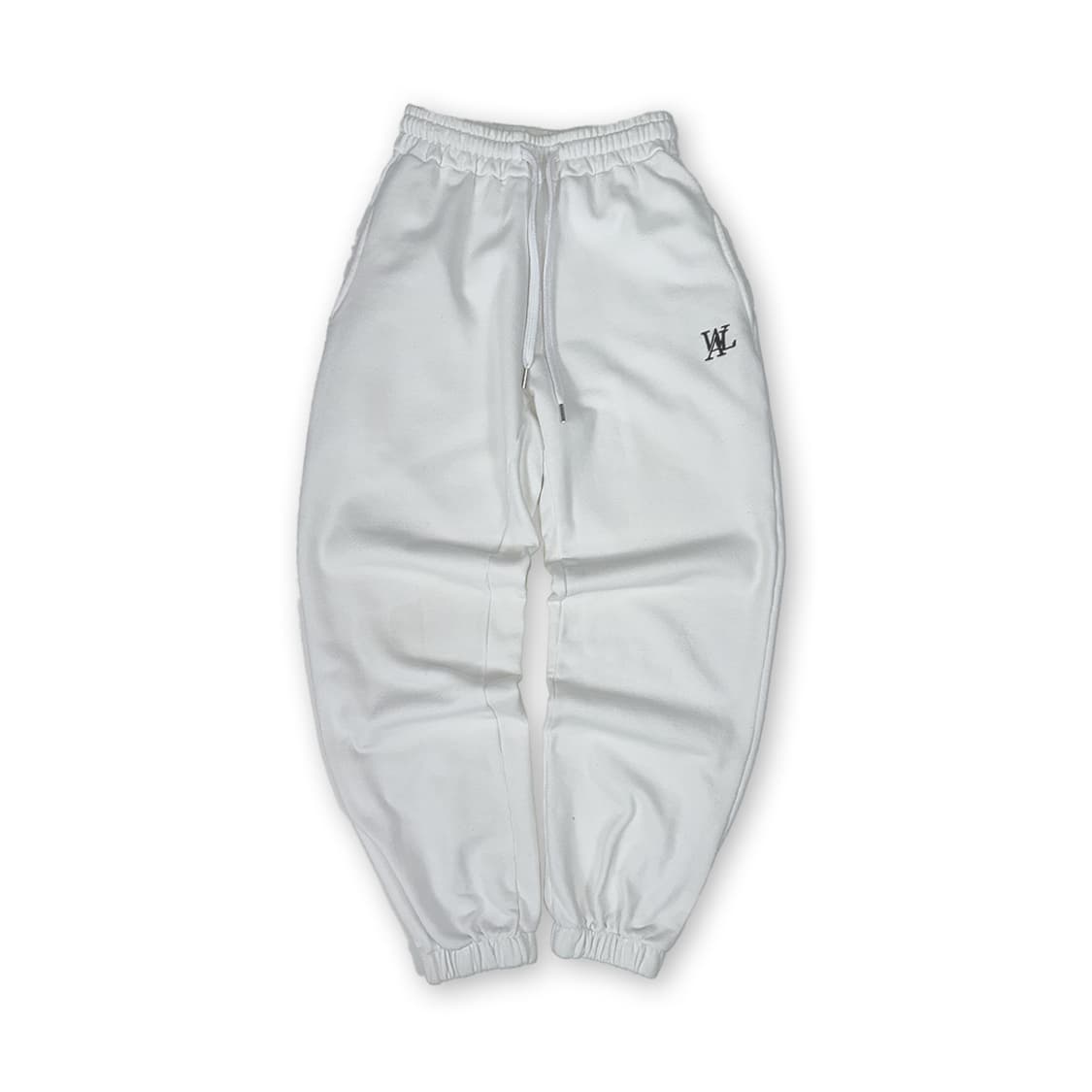 우알롱 조거팬츠 화이트 상품이미지1