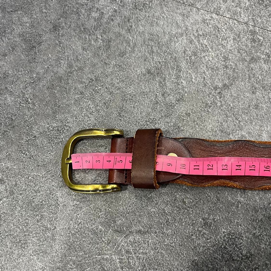 빈티지 소가죽 신주 벨트 상품이미지7