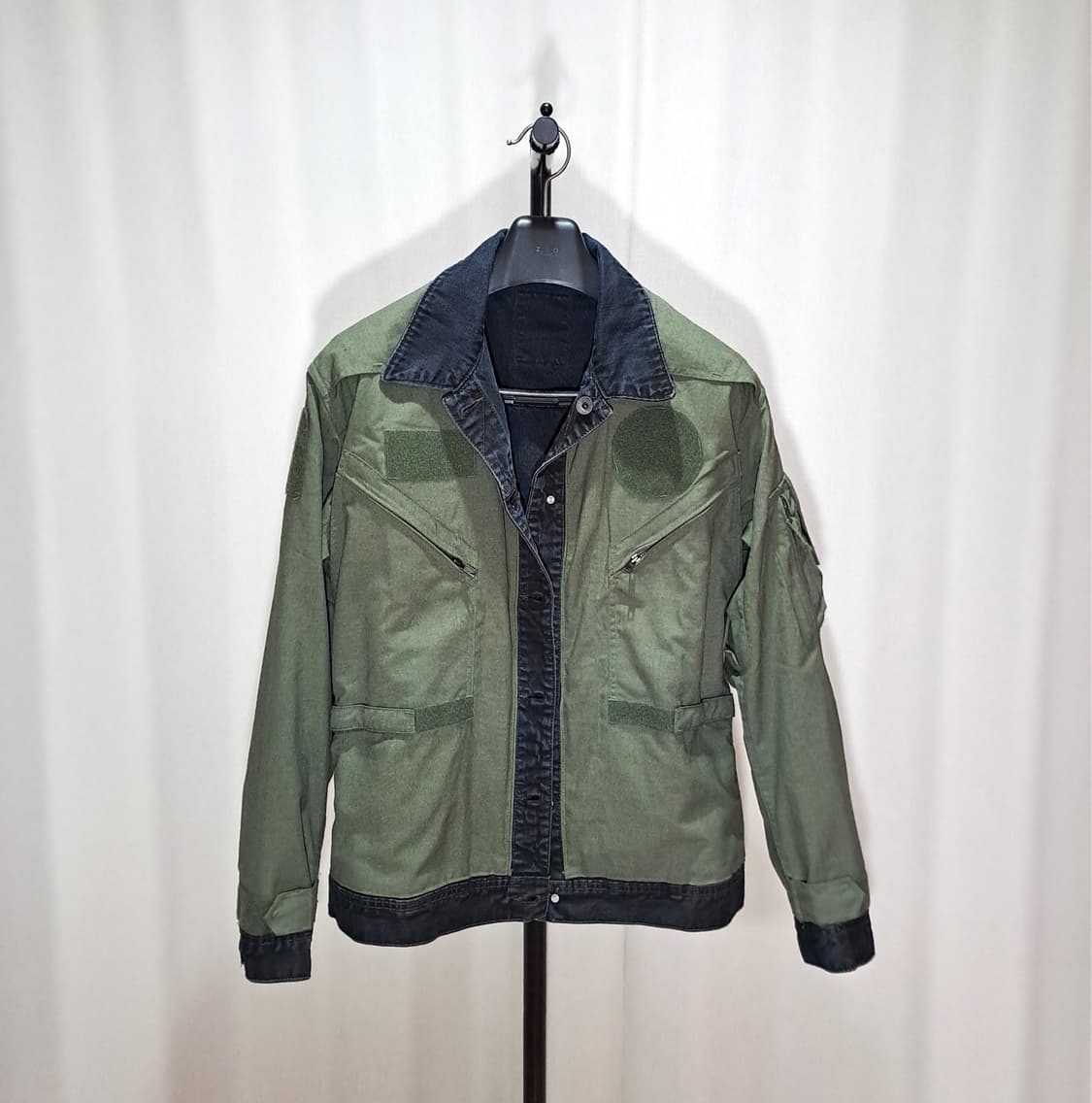 (택포) 미군 밀러터리 데님 리버서블 커스텀 자켓 105 B408 상품이미지1