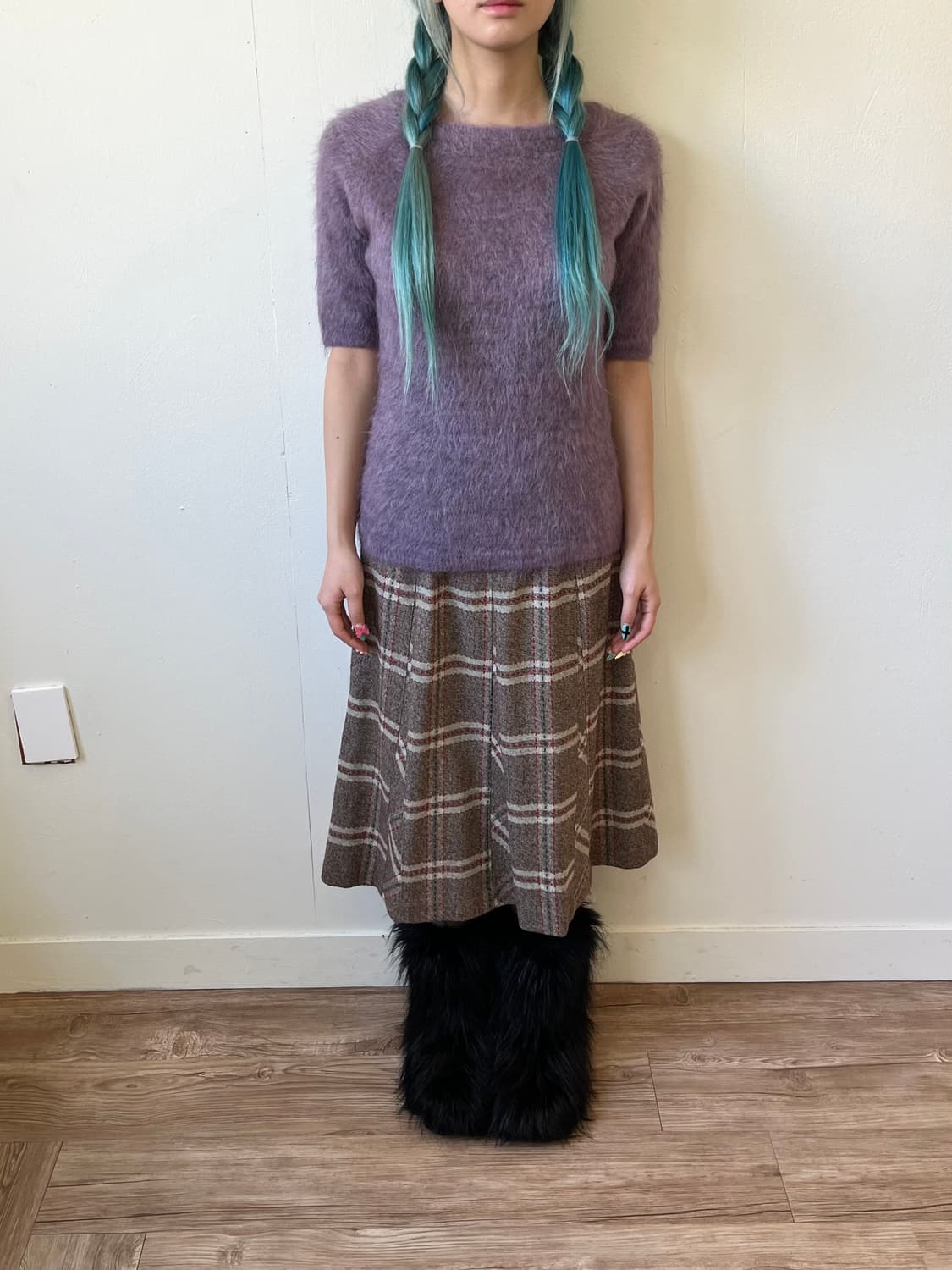 KCB 모헤어 라벤더스웨터 상품이미지7