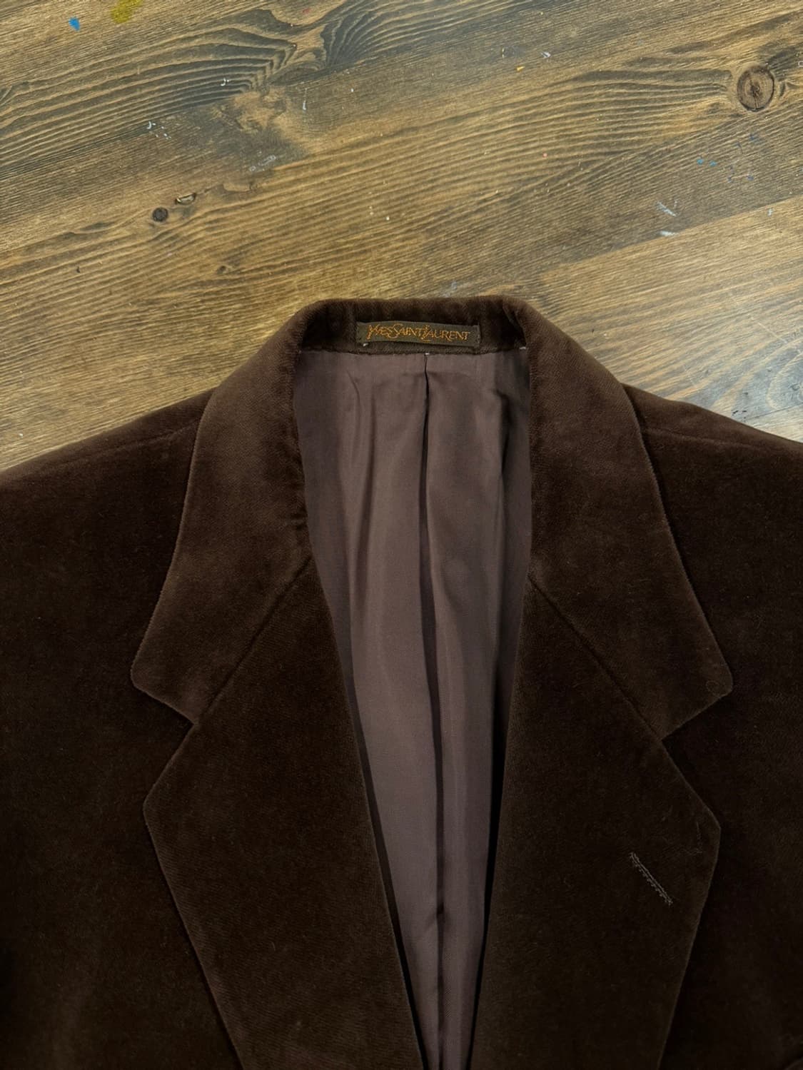 이브생로랑 벨루어  테일러드 자켓 남성슬림100-100 상품이미지5
