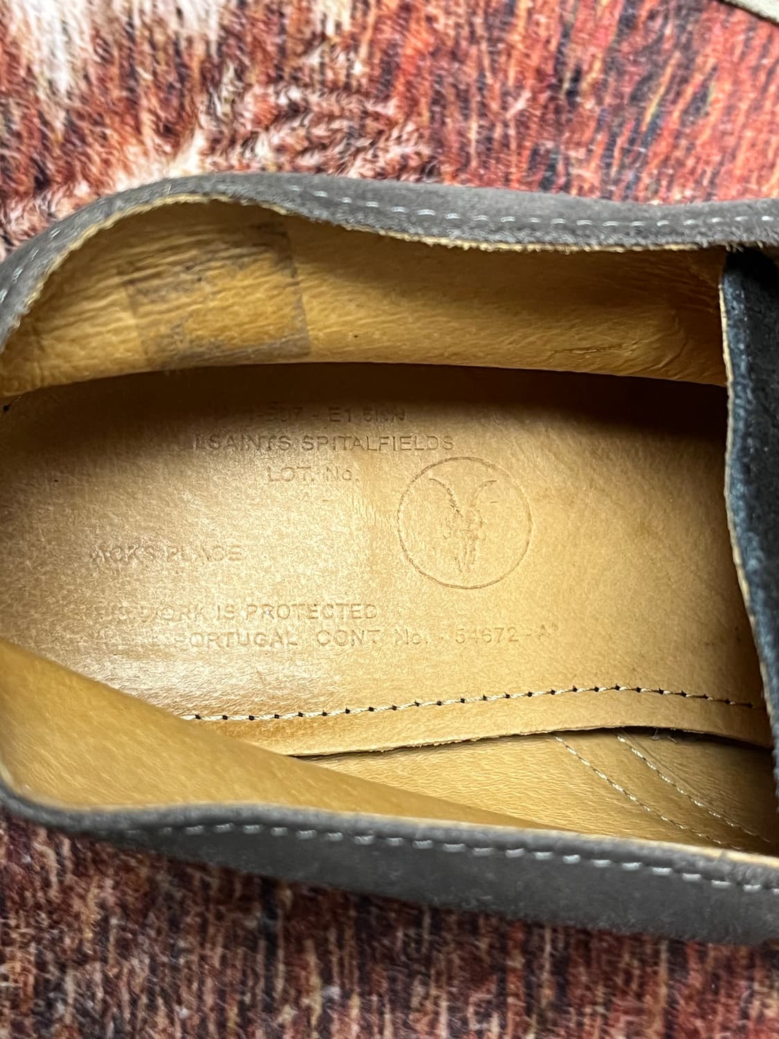 [270] 올세인츠 스웨이드 처카부츠 네이비그레이 상품이미지6