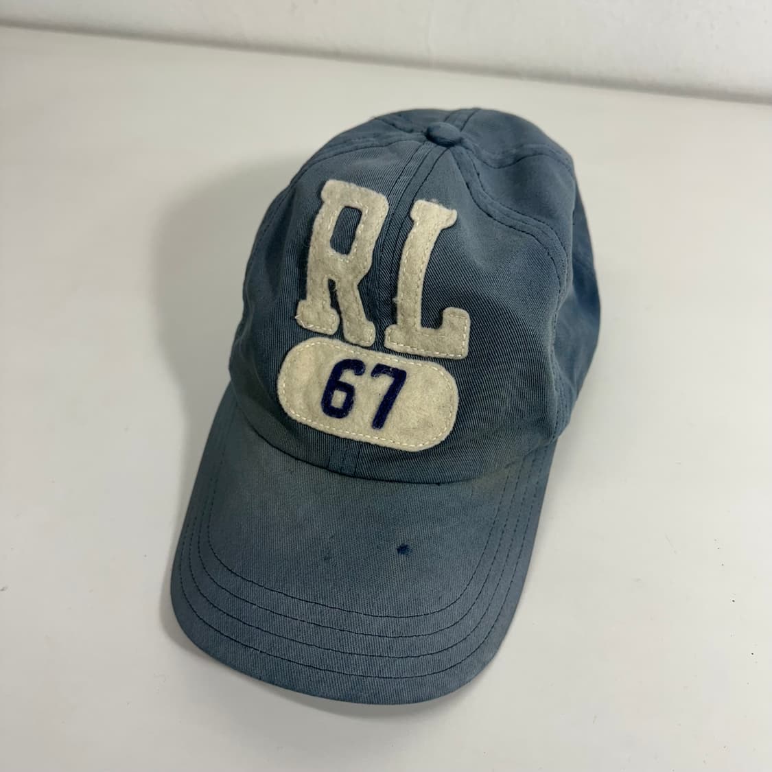 OS 폴로 진스 청색 빈티지 빅로고 볼캡 상품이미지2