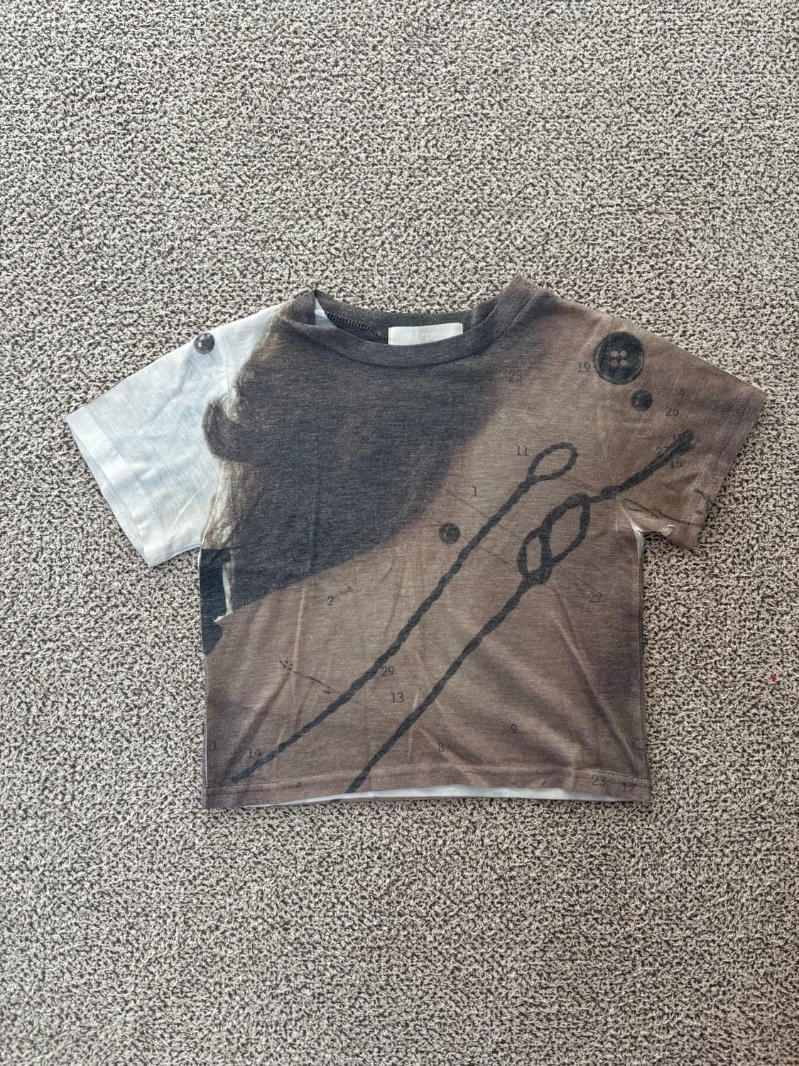 프린팅 크롭티 상품이미지1