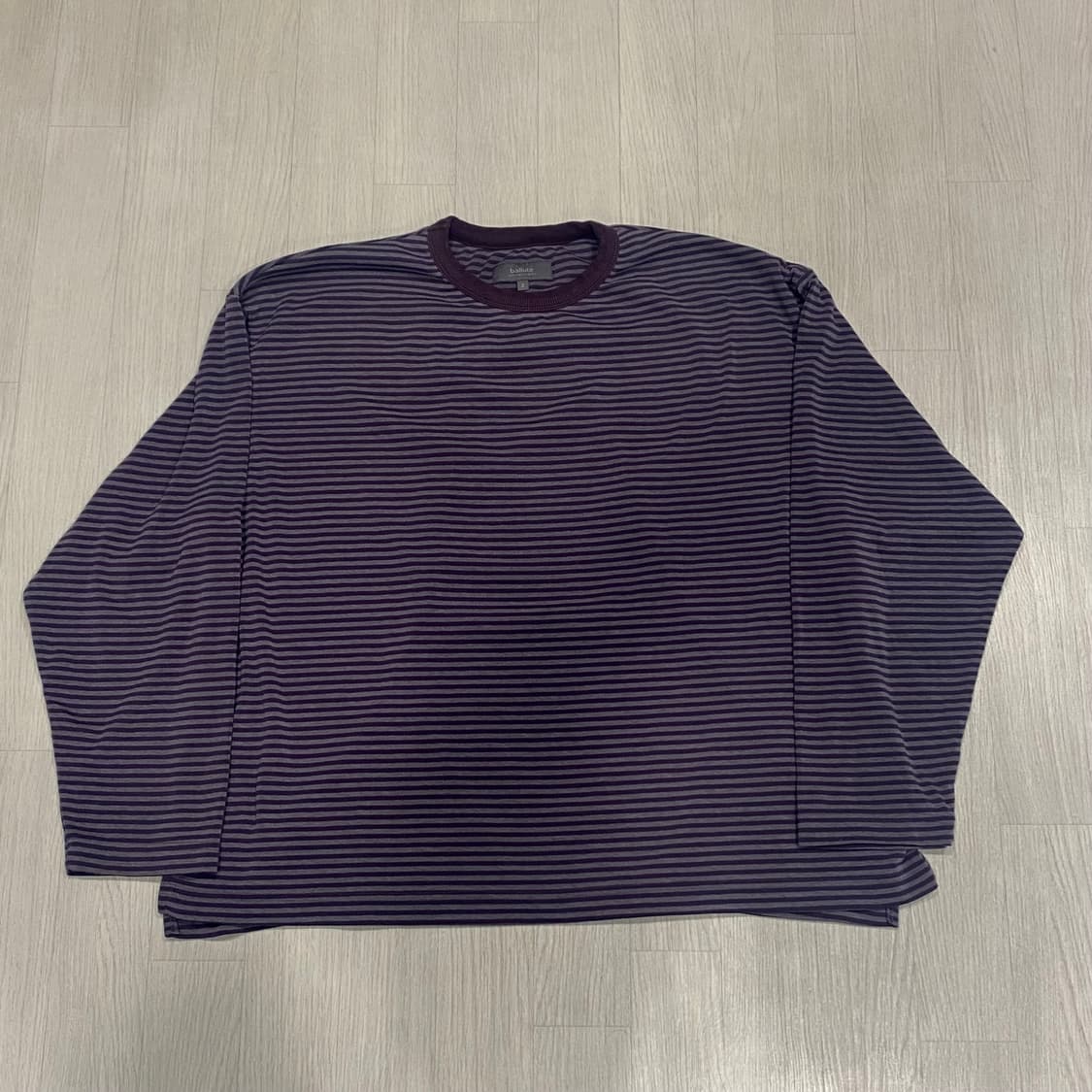 발루트 스트라이프 롱 슬리브 퍼플 2 상품이미지4