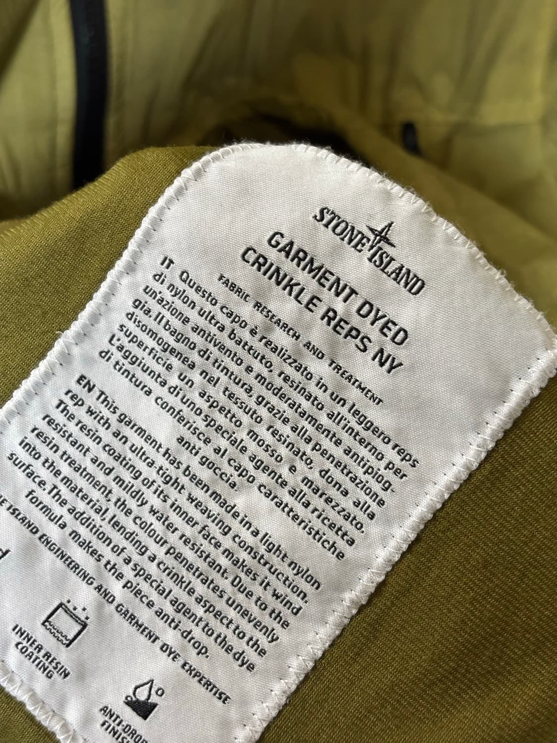 스톤아일랜드 크링클랩스 야상 상품이미지4