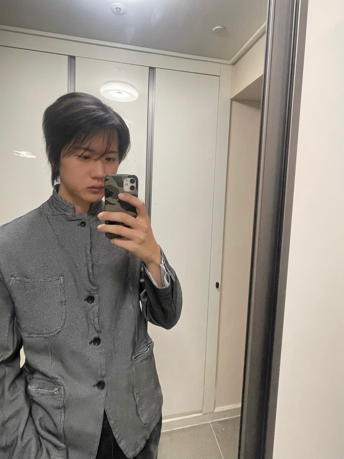 꼼데가르송 옴므 2010 축융 폴리 블레이져 상품이미지4