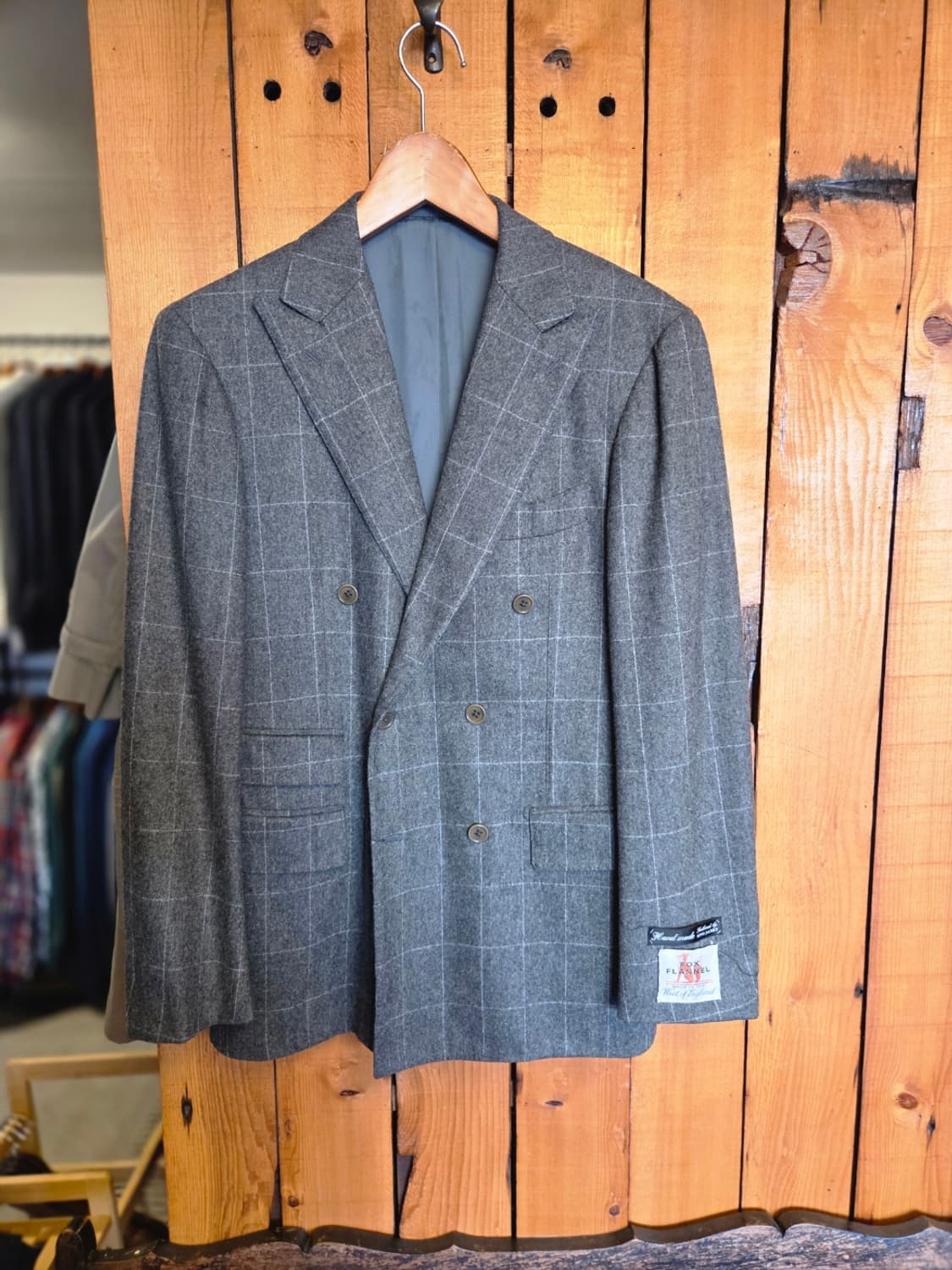 빔스 에프 폭스플란넬 더블브레스티드자켓  상품이미지1