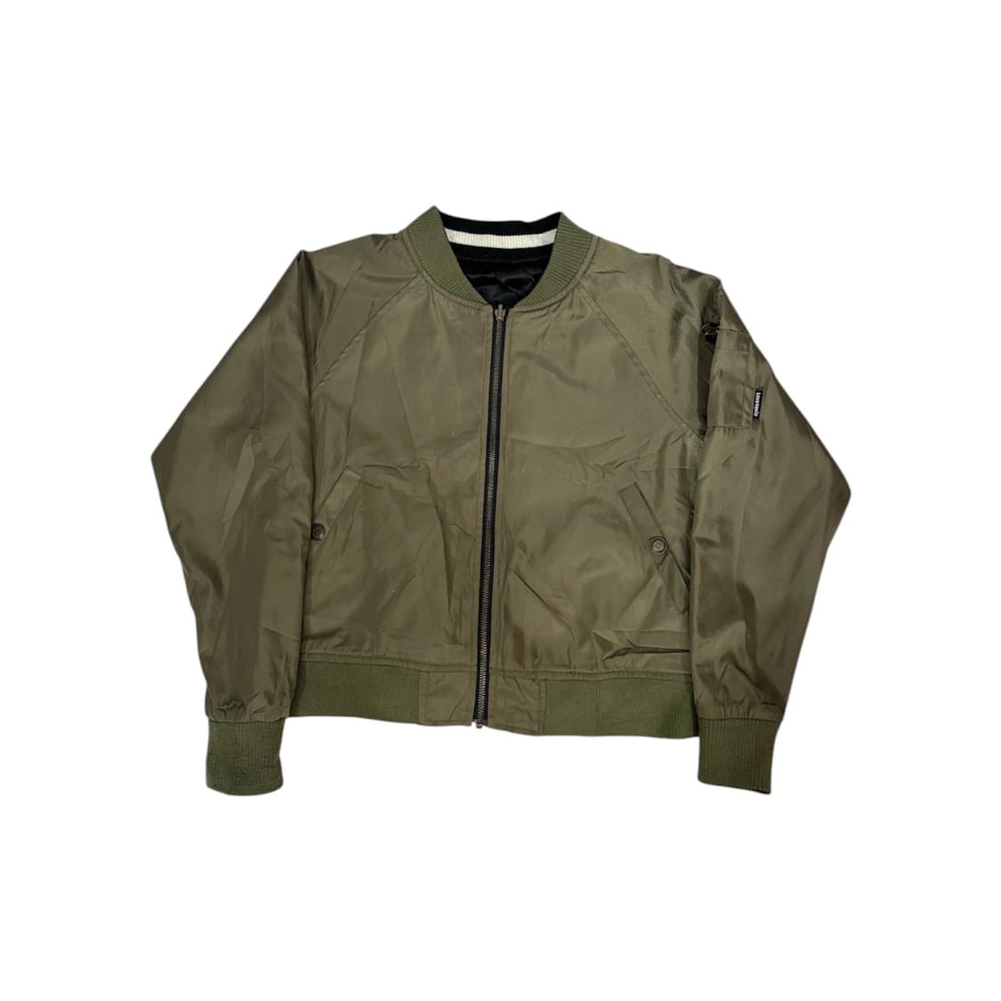 일본 빈티지 카키 스카잔 마원 항공 잠바 ma-1 상품이미지4