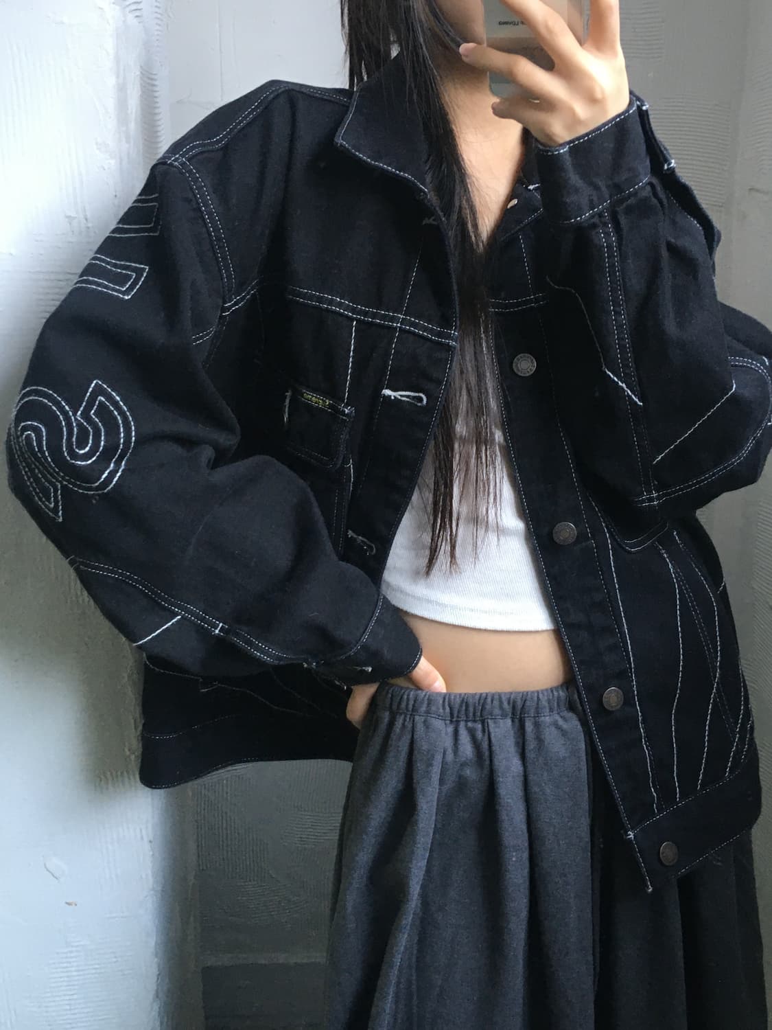 Supreme 슈프림 23FW 레이디얼 자수 트러커  상품이미지2