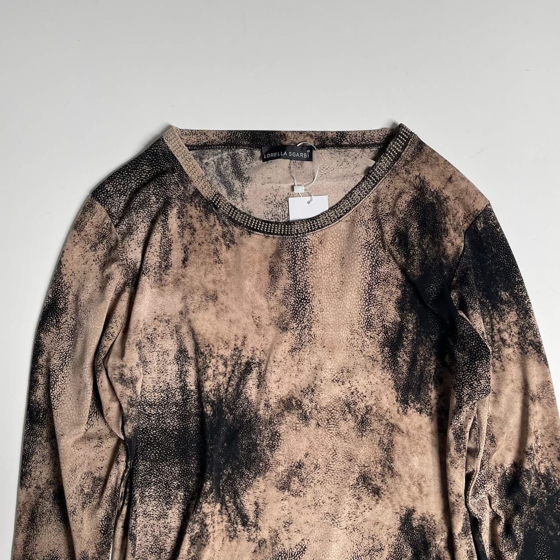 Lorella sgarbi 타이다이 패턴 비즈 롱슬리브 (italy)  상품이미지2