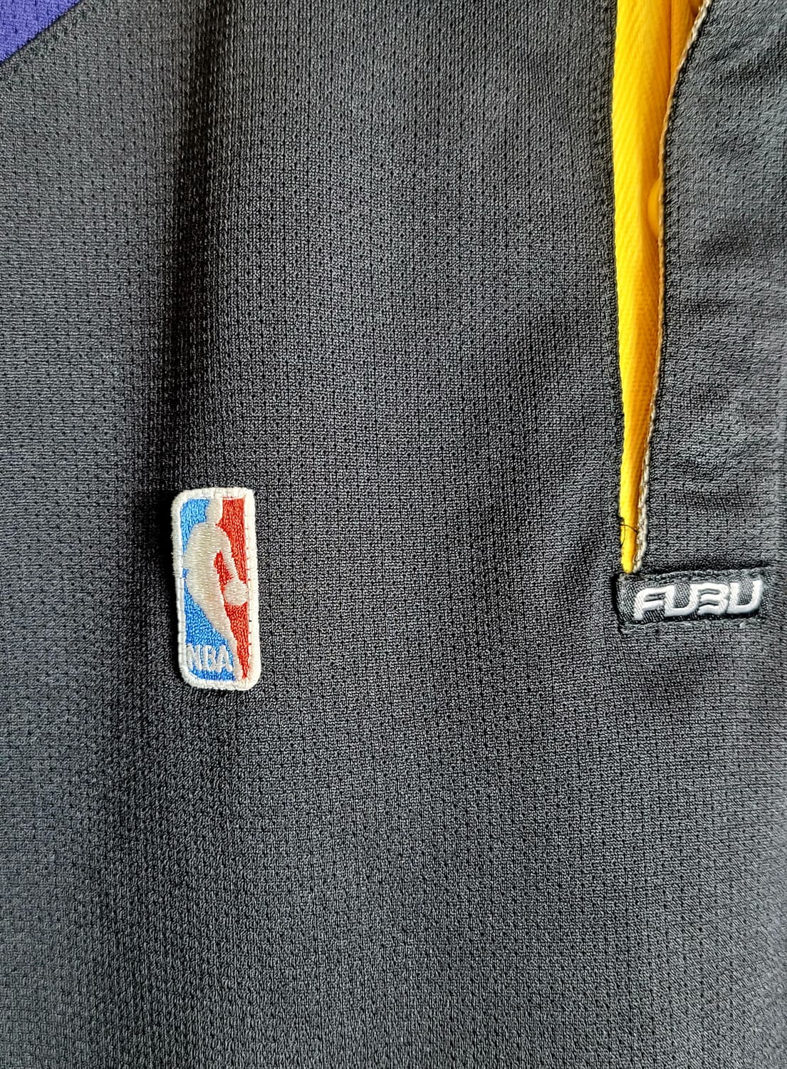 푸부(FUBU) x NBA LA레이커스 올드스쿨 반팔 PK티셔츠 판매 상품이미지6