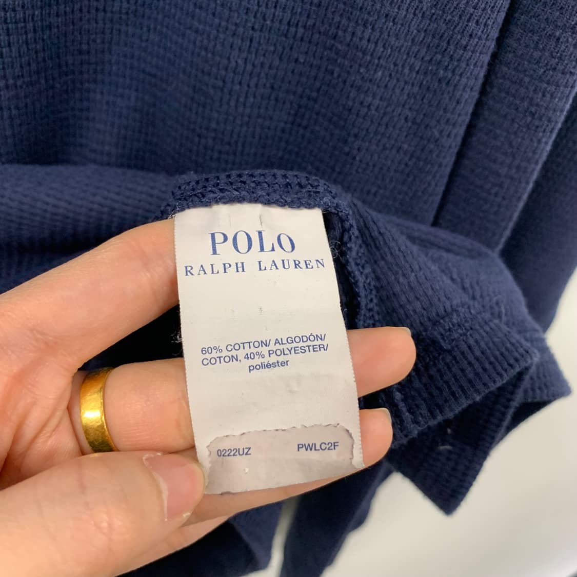 폴로 랄프로렌 신형 네이비 와플 니트 상품이미지4