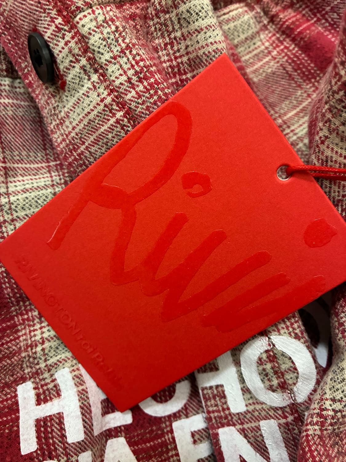 RRR123 체크셔츠 새상품입니다 상품이미지3