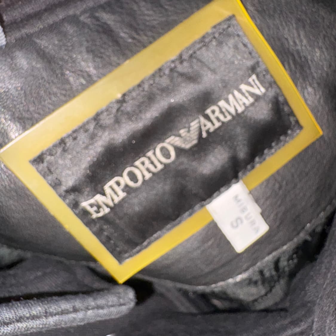 10‘s Emporio Armani Leather Panel Jacket 상품이미지5