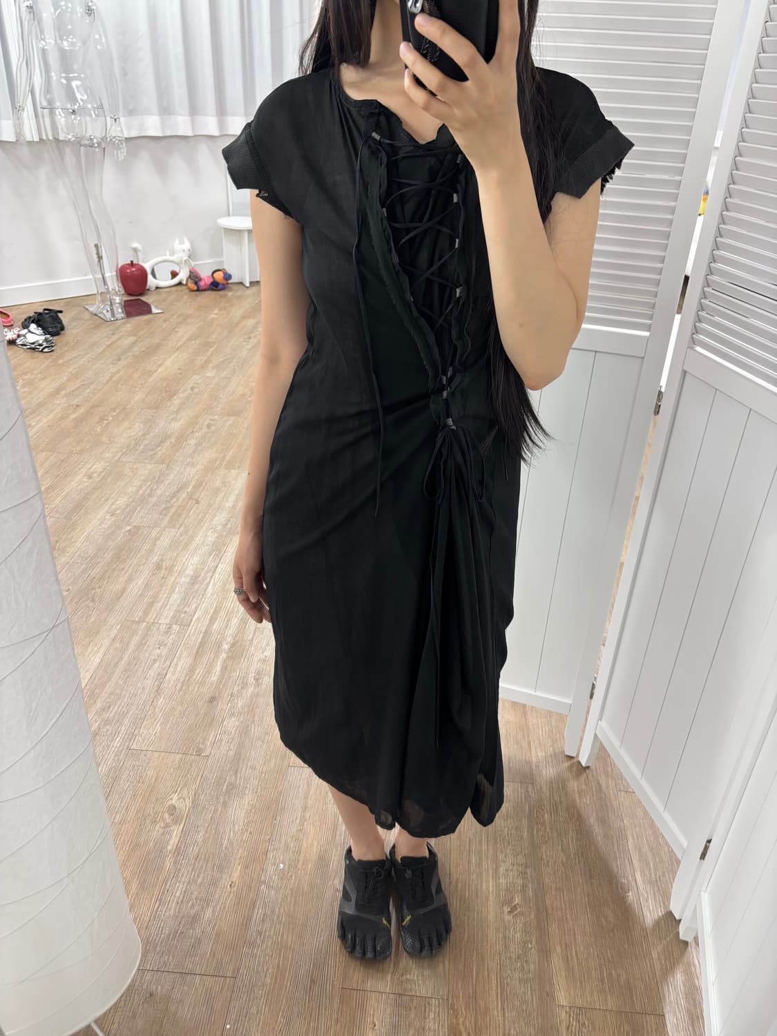 GOMME 고무 레이스 원피스 상품이미지2