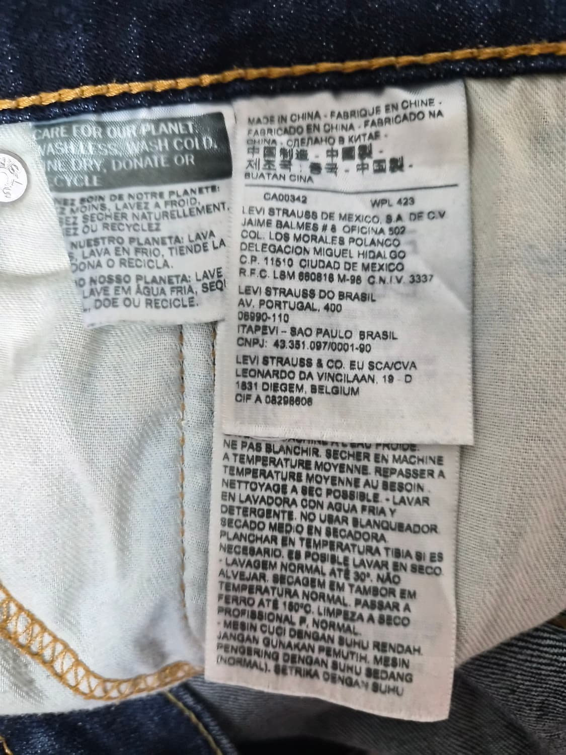 리바이스Levis 511 진청 32사이즈 P-1 상품이미지5