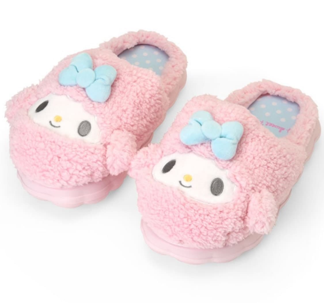 산리오 마이스윗피아노 인형 페이스 룸슈즈 슬리퍼 상품이미지1