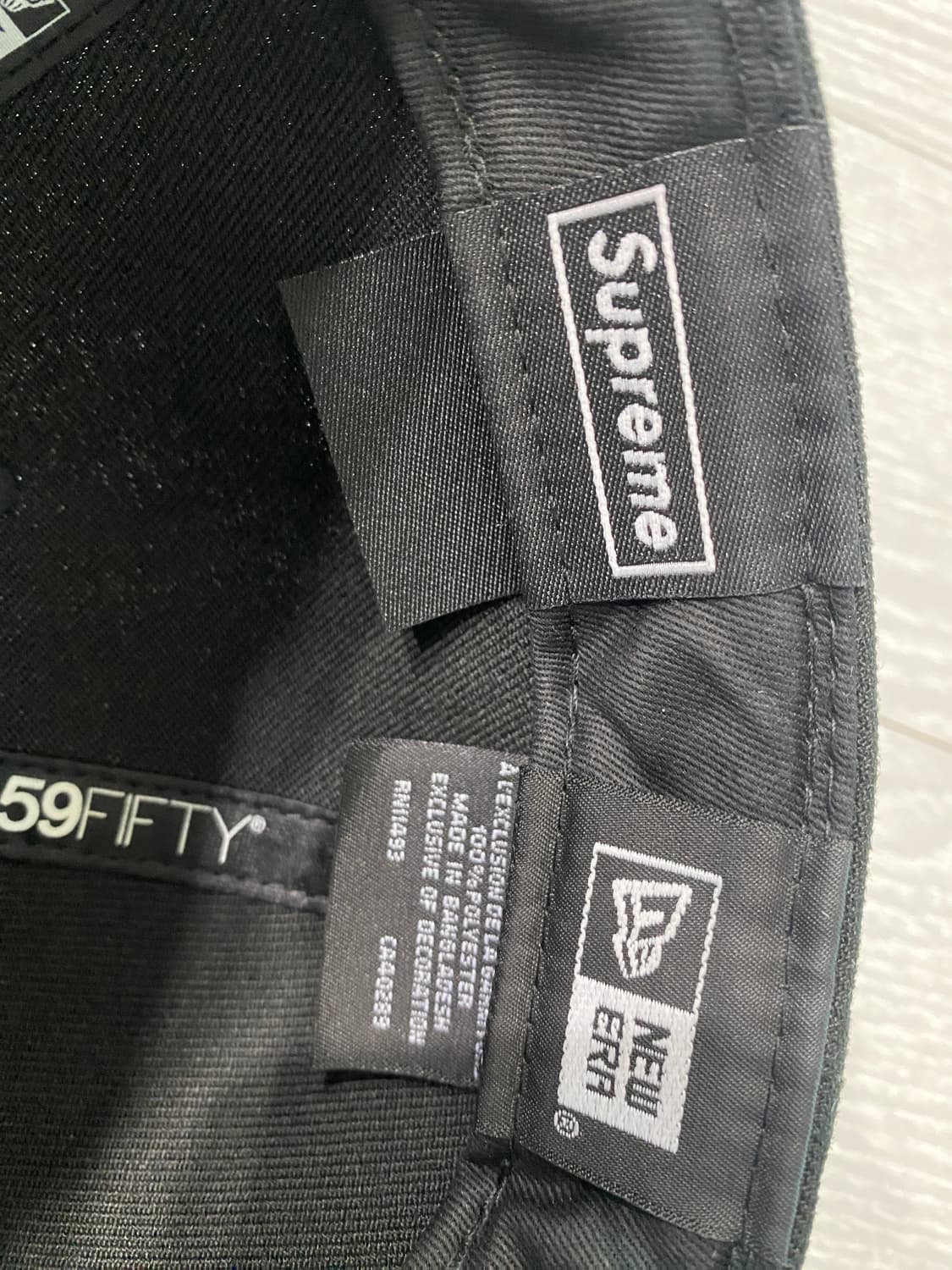 슈프림 본즈 뉴에라 블랙 상품이미지4