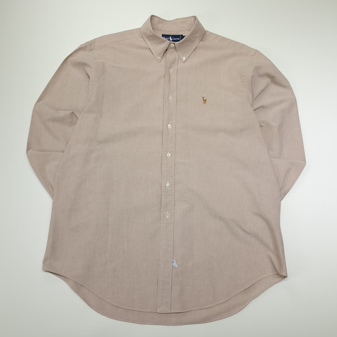 CN853 XL 폴로 랄프로렌 카프치노 브라운 긴팔 셔츠 남방 상품이미지1
