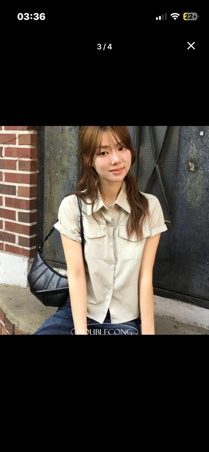 긱시크 포켓 타이 반팔 셔츠 상품이미지1