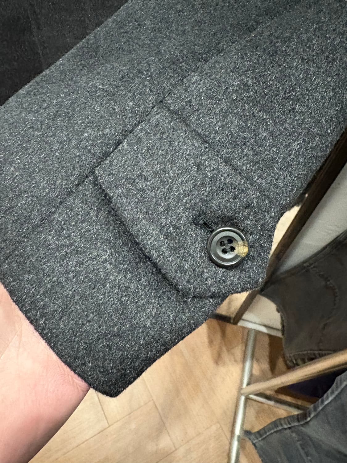 빈티지 캐시미어 코트 상품이미지5