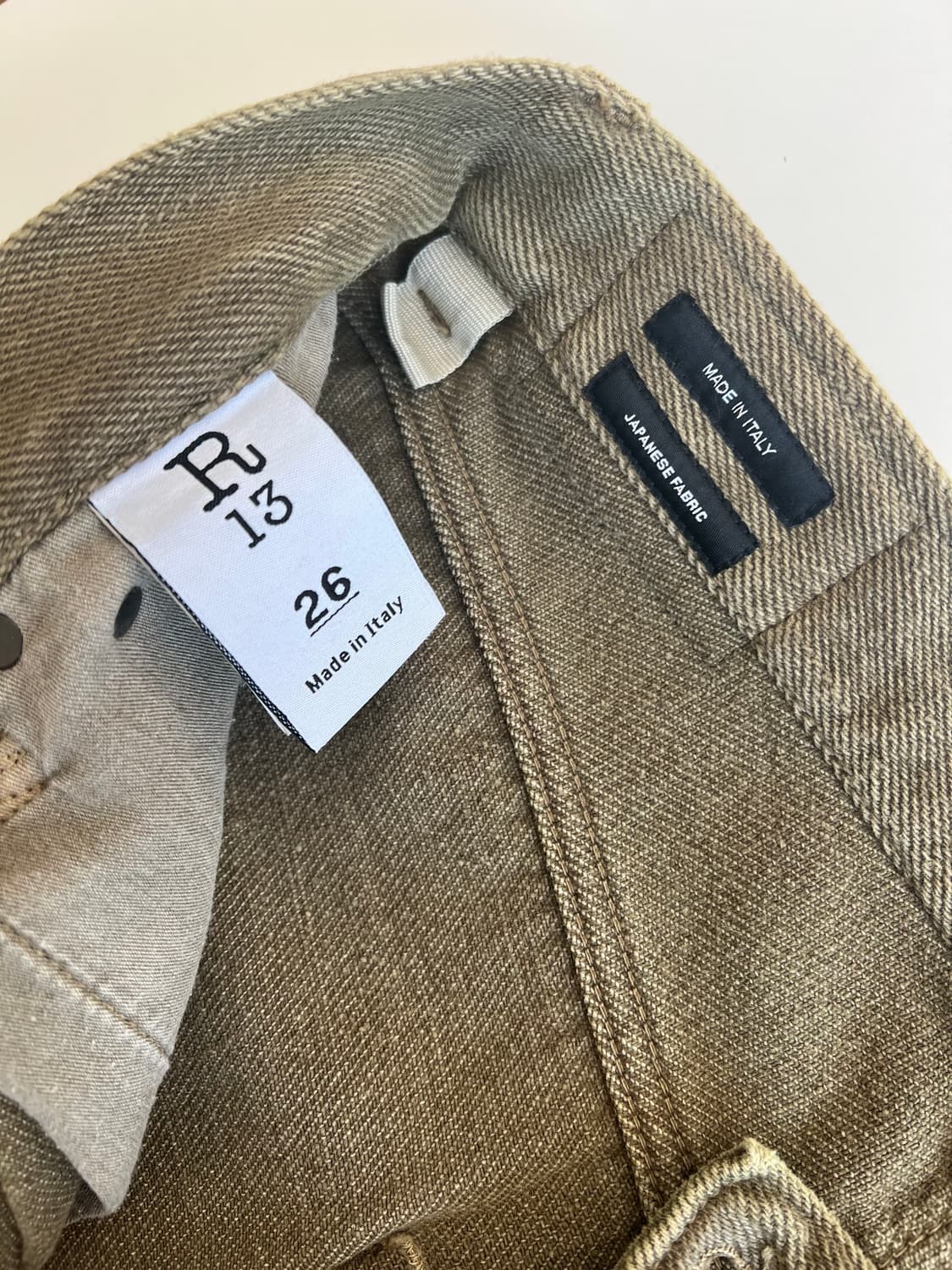 R13 면 팬츠 상품이미지5