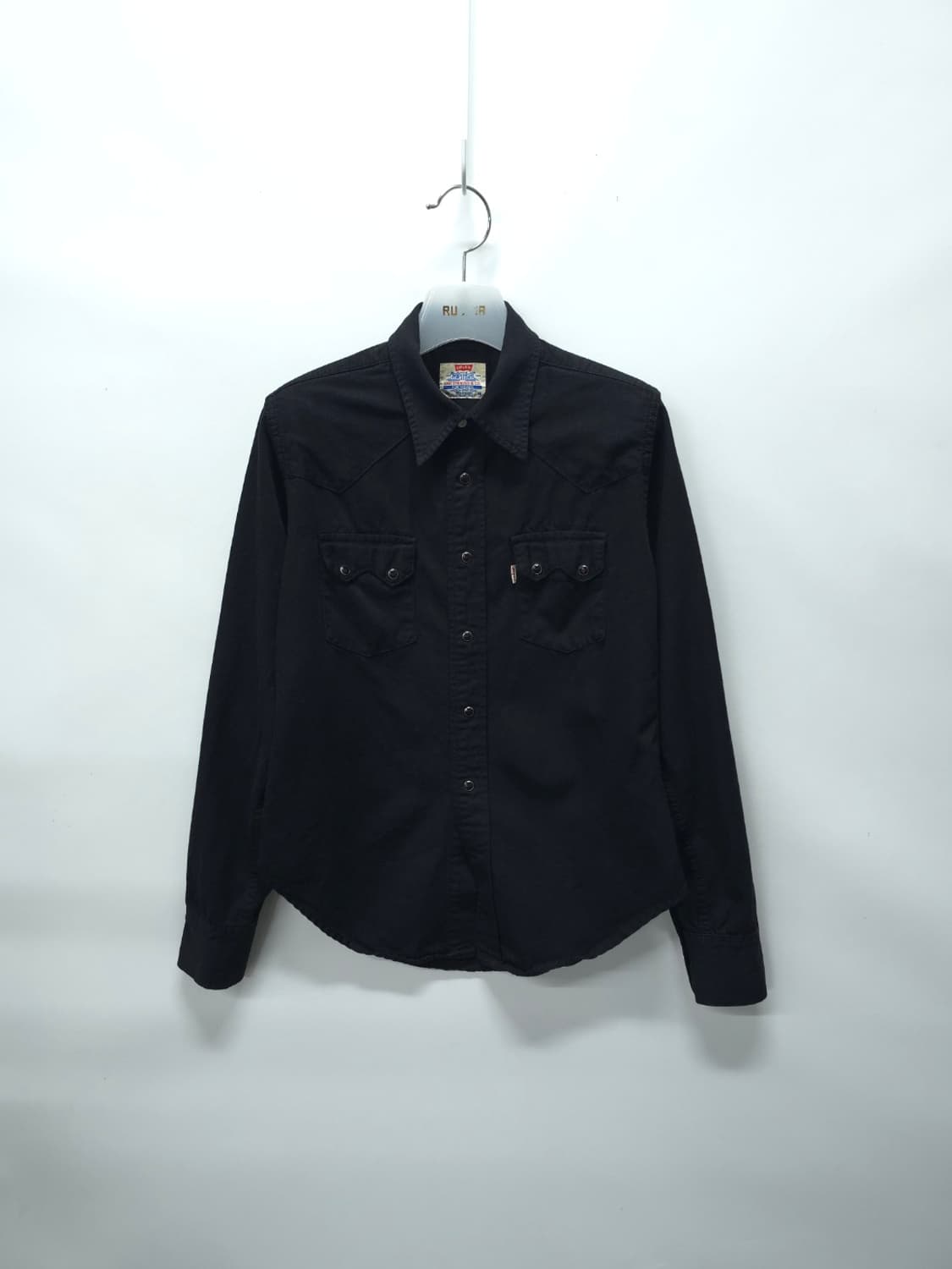 리바이스 80's 정통 웨스턴 셔츠 블랙 (55~55반) 상품이미지1