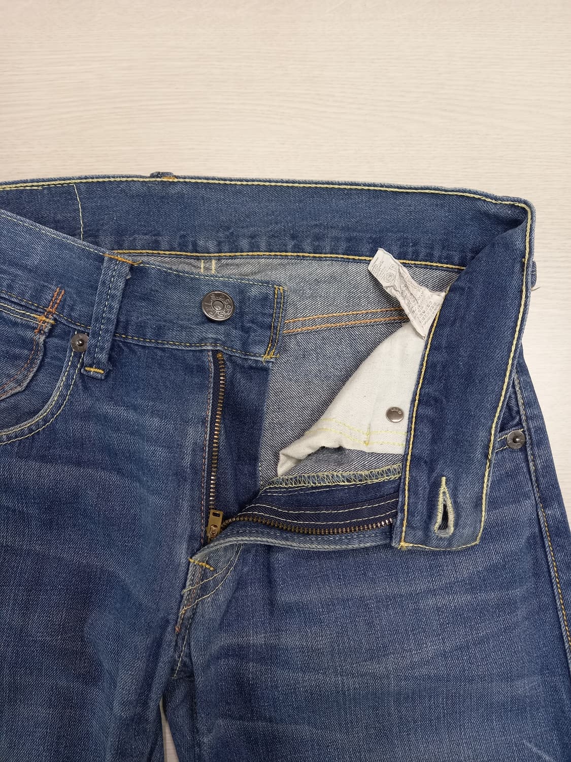 30 리바이스523 워싱 이자 리페어진 30-236 상품이미지7