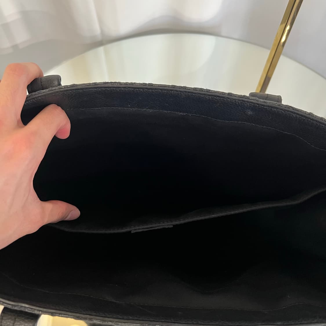 디올 오블리크 사파리 토트백 블랙 상품이미지6