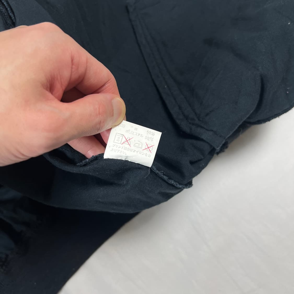 90’s 반작 van jac 빅로고 스냅 블루종 자켓 상품이미지9