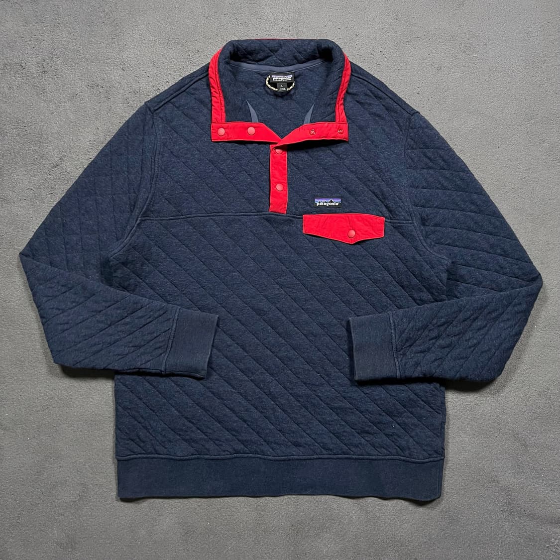 파타고니아 오가닉코튼 스냅티 퀼티드 풀오버 상품이미지2