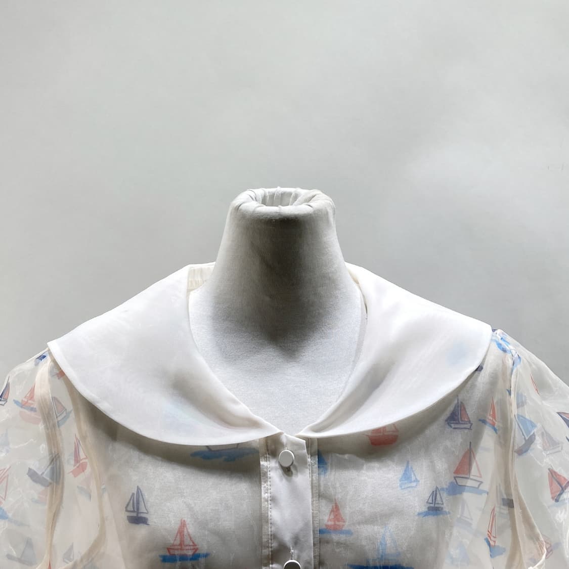 잇미샤 2022 오간자 프린트 블라우스 66  상품이미지2