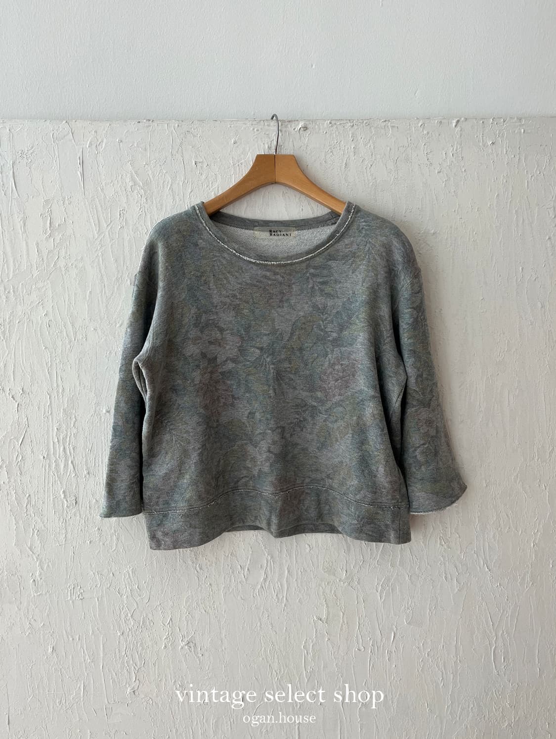 vintage flower sweatshirt top 상품이미지1