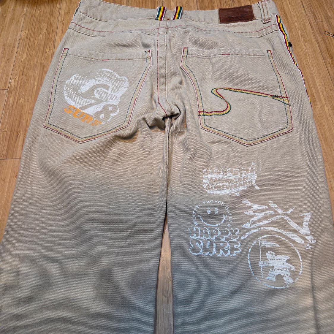 JPN GOTCHA SURF 갓챠서프 프린팅 데님 팬츠 (32in) 상품이미지4