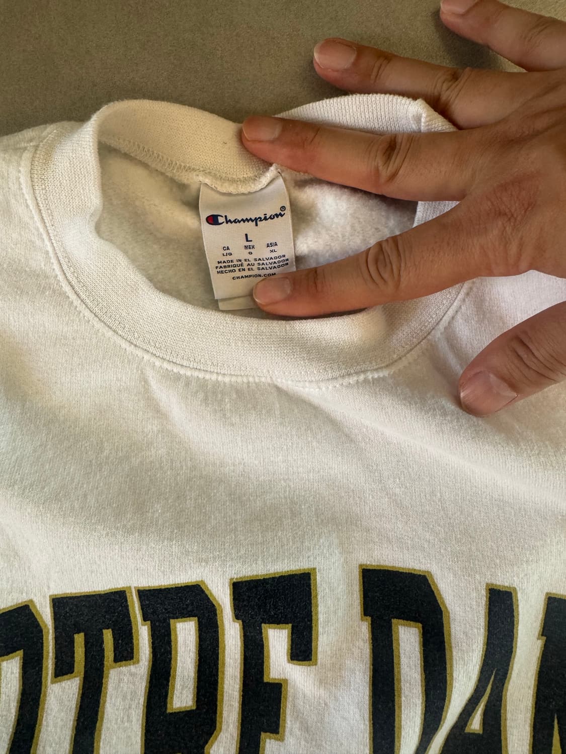 00’s Champion 빈티지 스웨트셔츠 XL 상품이미지3