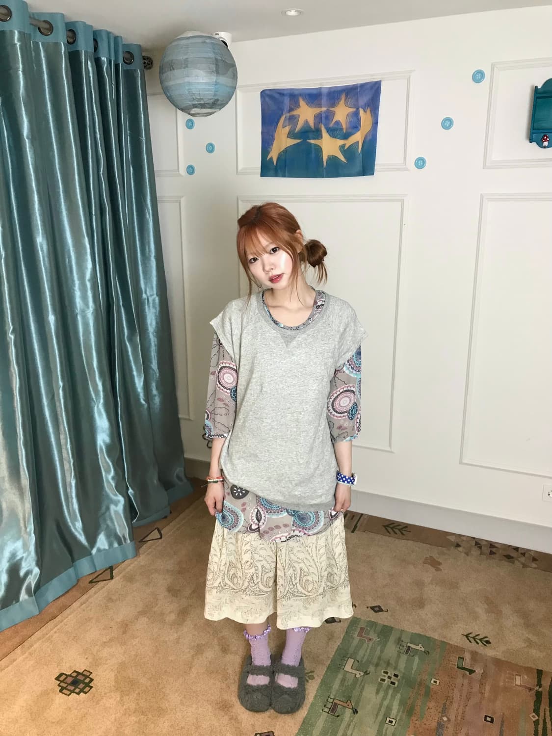 편안하지만 심심하지않은 퍼지는 실루엣이 귀여운 코디셋𖧧𓂃˖₊💐 상품이미지3