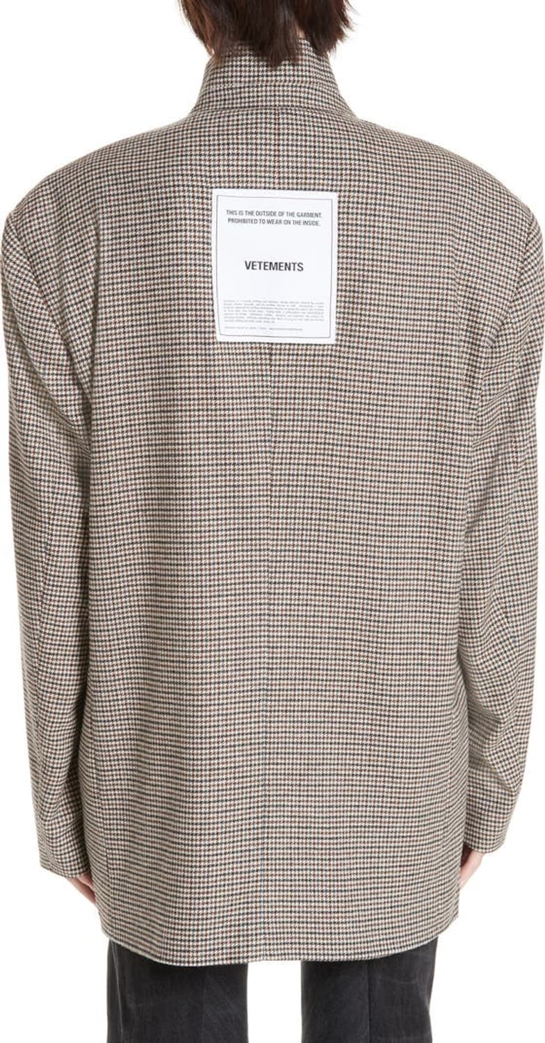 [S] 19fw 베트멍 vetements 오버사이즈 블레이저 상품이미지3