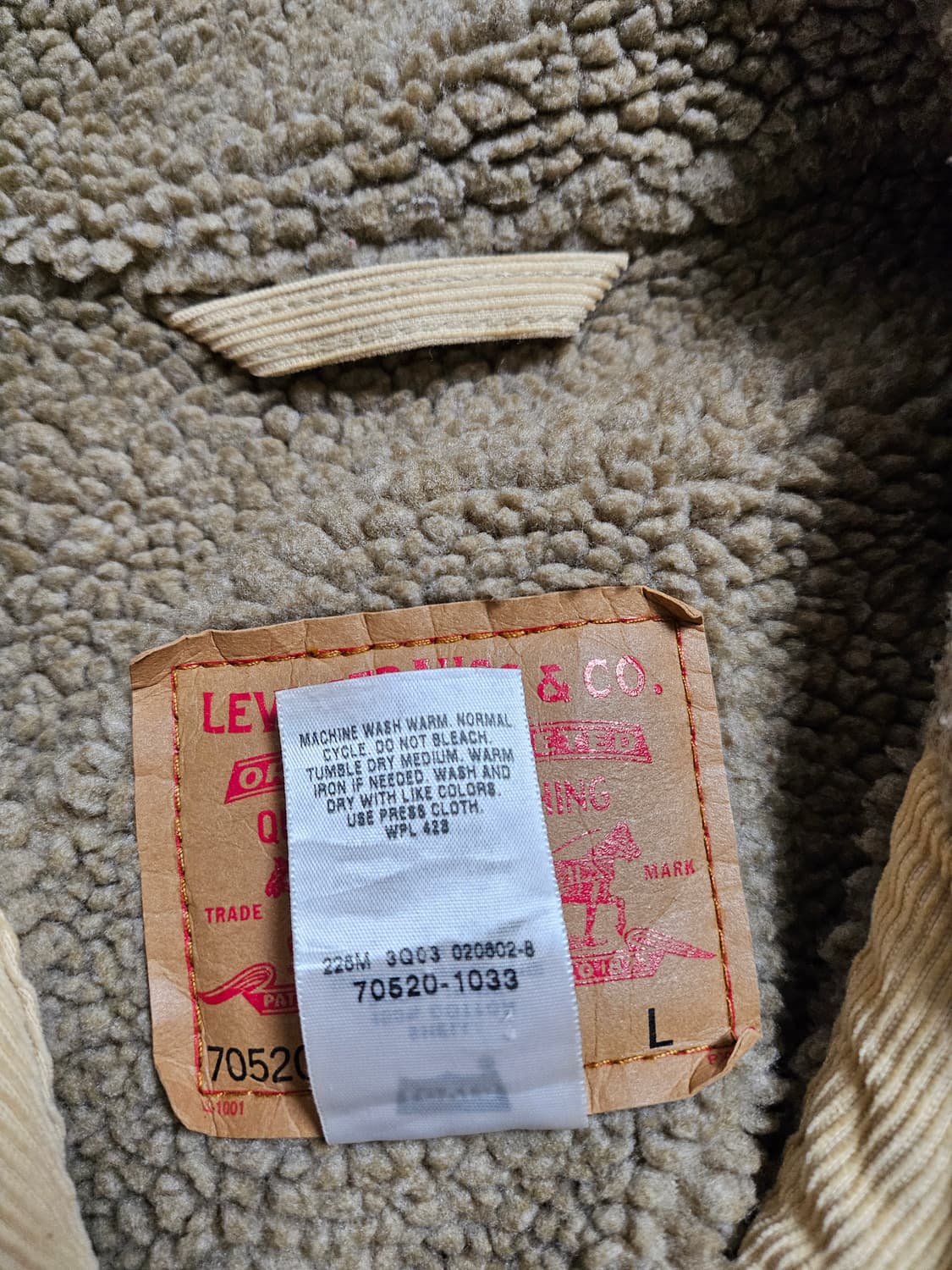 리바이스 코듀로이 쉐르파 자켓 상품이미지6