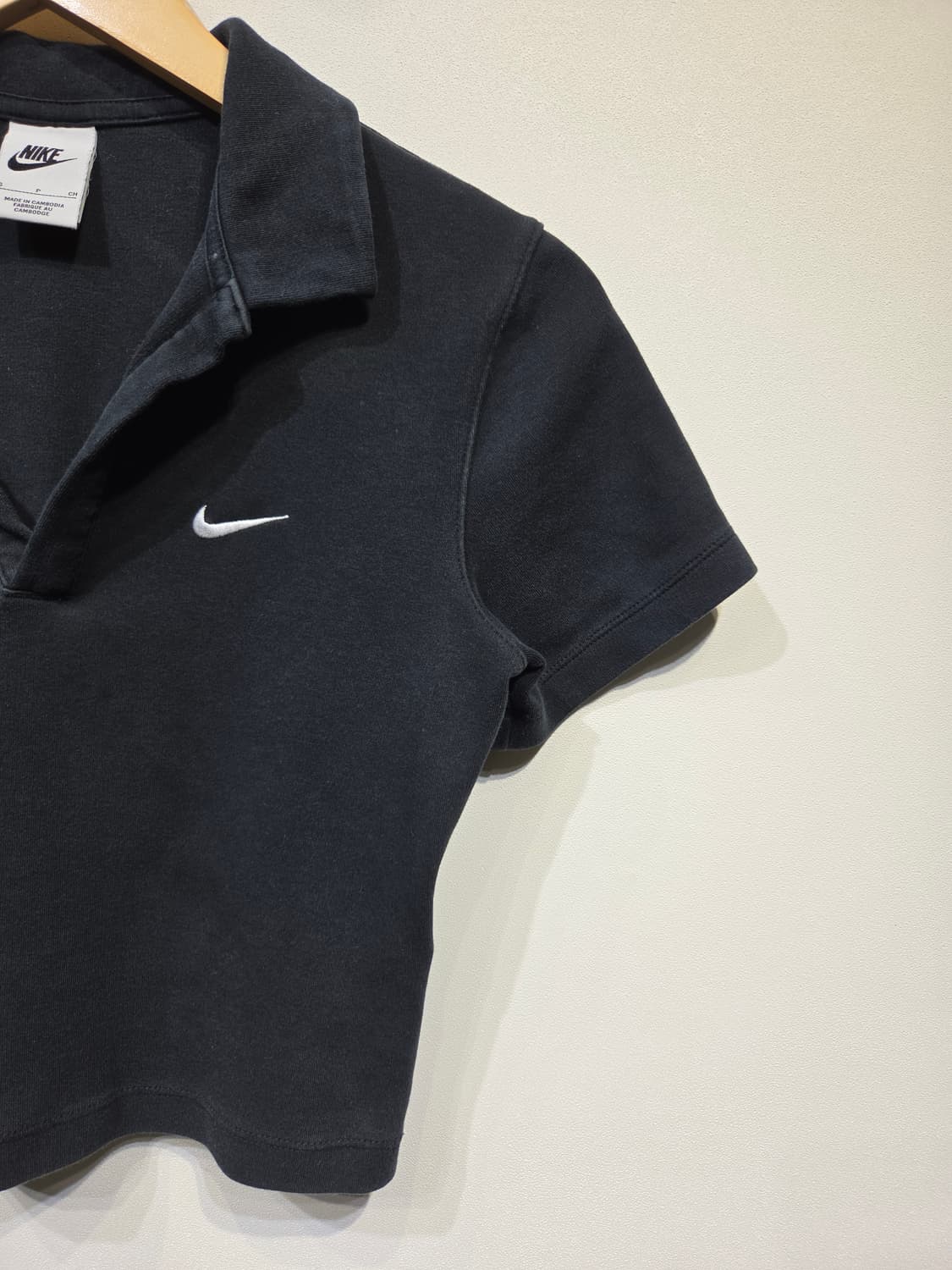 나이키 우먼스 에센셜 크롭 폴로 반팔 티셔츠 상품이미지4