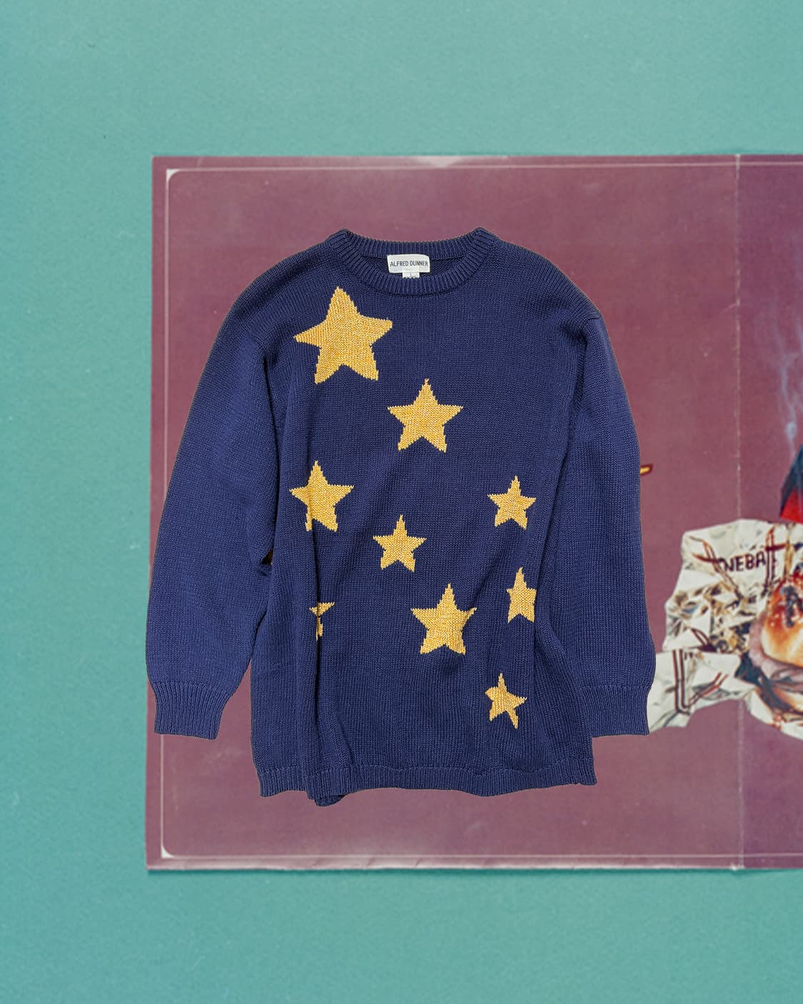 90s 빈티지 스타 패턴 니트 스웨터  상품이미지1