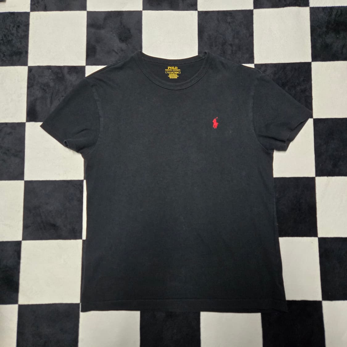 S 폴로랄프로렌 클래식 헤비웨이트 반팔 티셔츠 블랙 상품이미지1