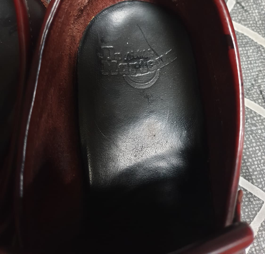 닥터마틴 아드리안 테슬 로퍼 버건디 UK7 (260) 상품이미지4