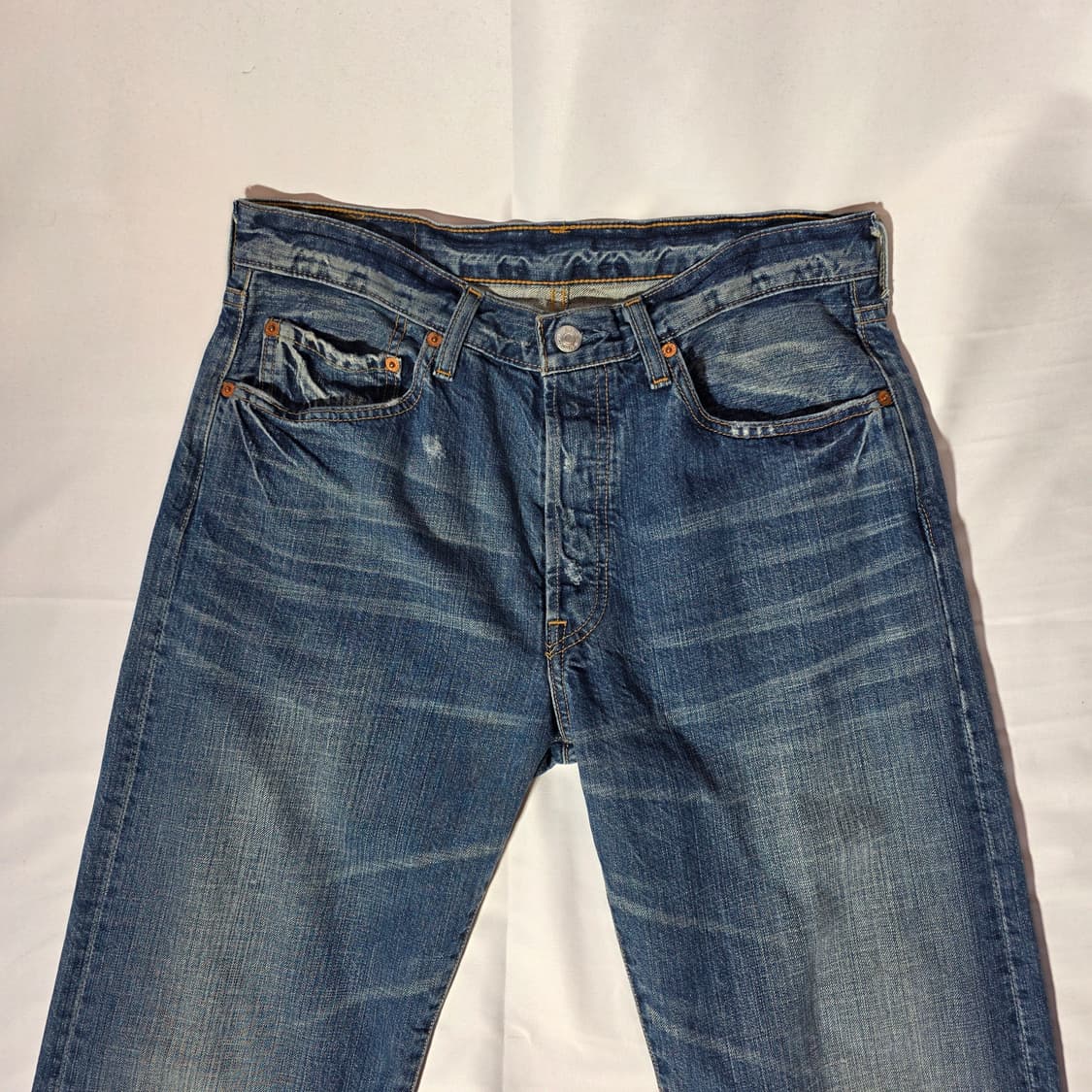 [W82L84]리바이스 501 빈티지 워싱 데님팬츠 상품이미지2