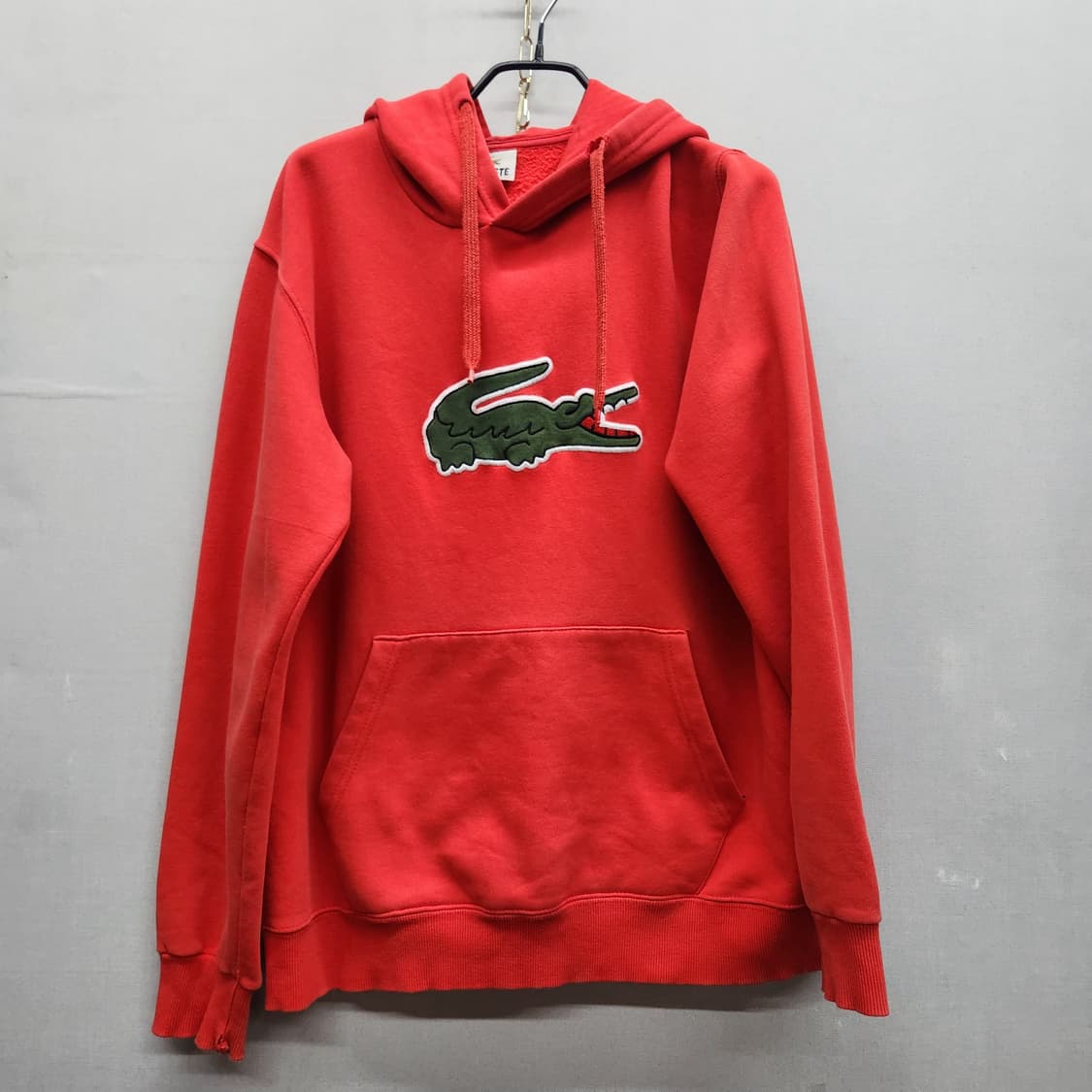 라코스테 빅로고 자수 후드티 L(남여공용) 상품이미지1